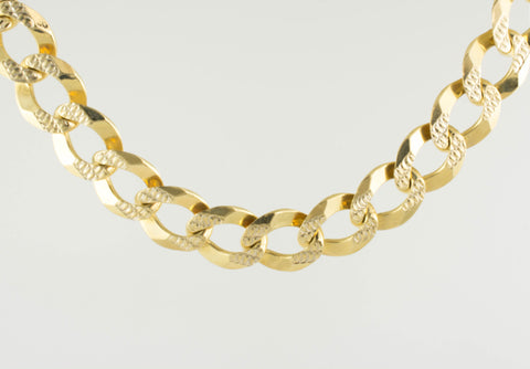 14 Kt Gold Italian Men's Bracelet
