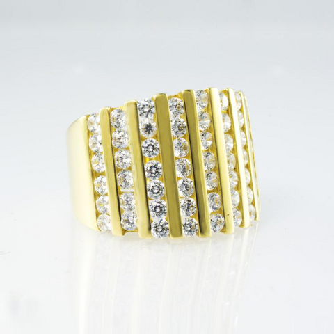 14Kt Yellow Gold & Diamond Ladies' Ring