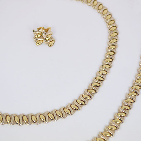 14 Kt Yellow Gold Italian 3 Piece Set