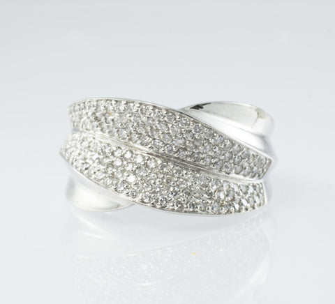 14 Kt White Gold Ladies' Diamond Ring