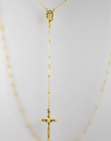 14 Kt Yellow Gold Rosary