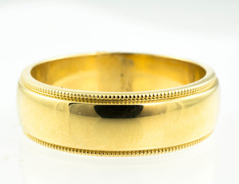 14 Kt Yellow Gold Solid Band