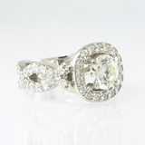 14 Kt White Gold Ladies' Diamond Ring